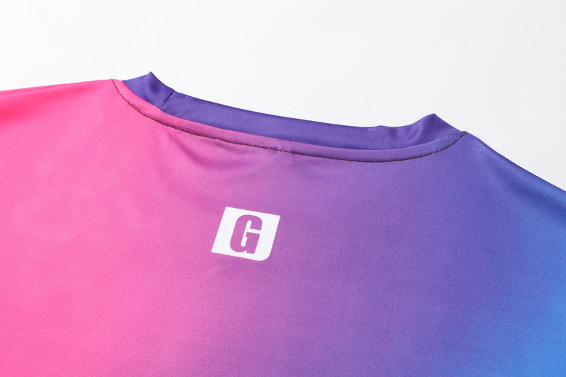 Football T-shirts-Crew Neck 150G Reversible Moisture Transfer - Purple-06