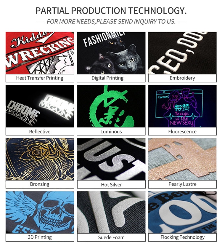 Fabric t-shirt printing production technology 